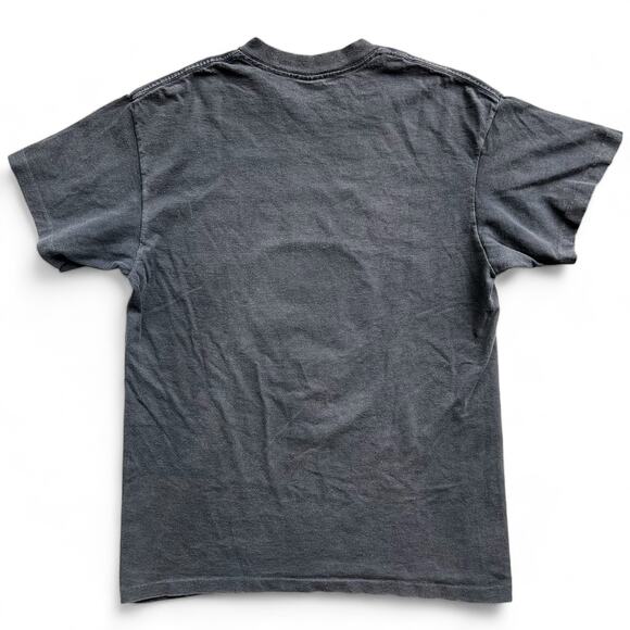 Vintage Nike Force Basketball Swoosh Single Stitch T Shirt Faded Black M USA - Picture 3 of 9